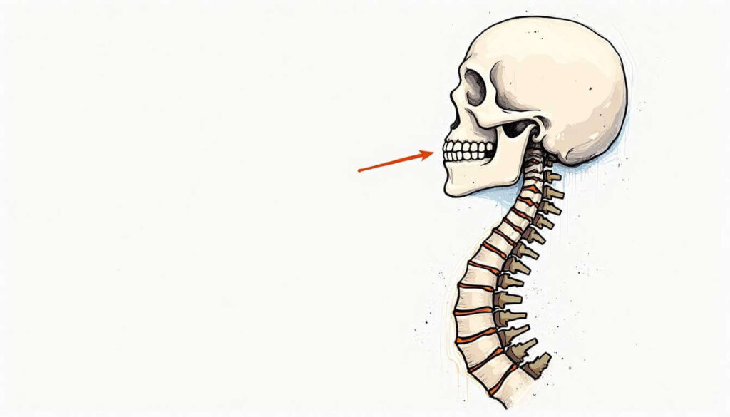 dibujo de calavera con flecha