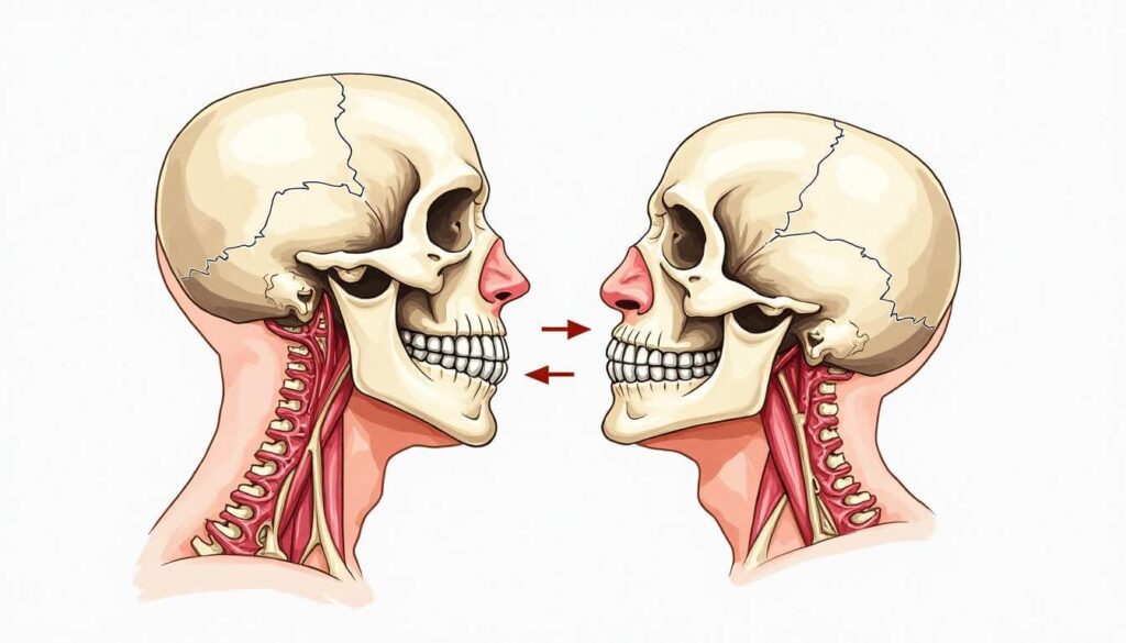 dibujo de calaveras enfrentadas