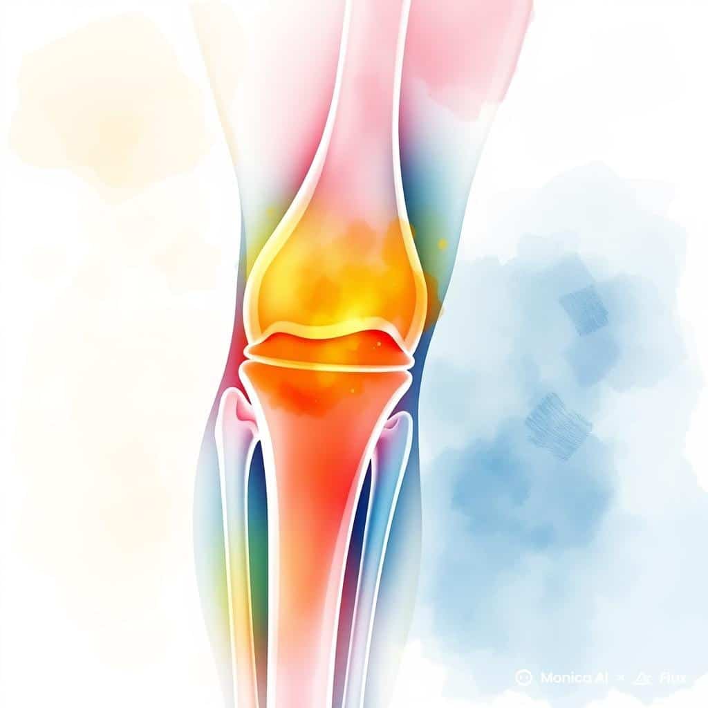 dibujo de los huesos de la rodilla