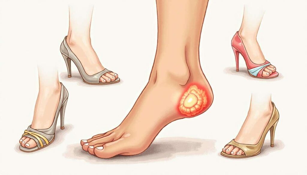 dibujo de pies de mujer
