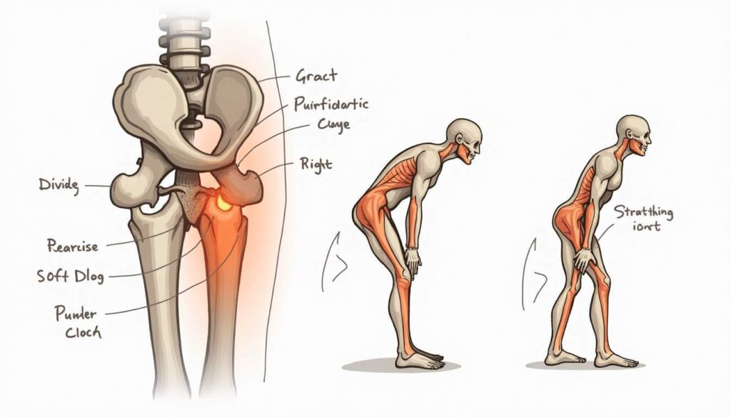 dibujo de huesos de cadera