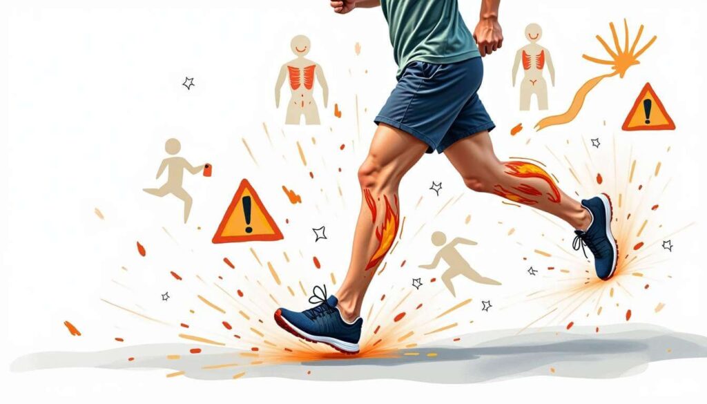 dibujo de peligro al apoyar pie